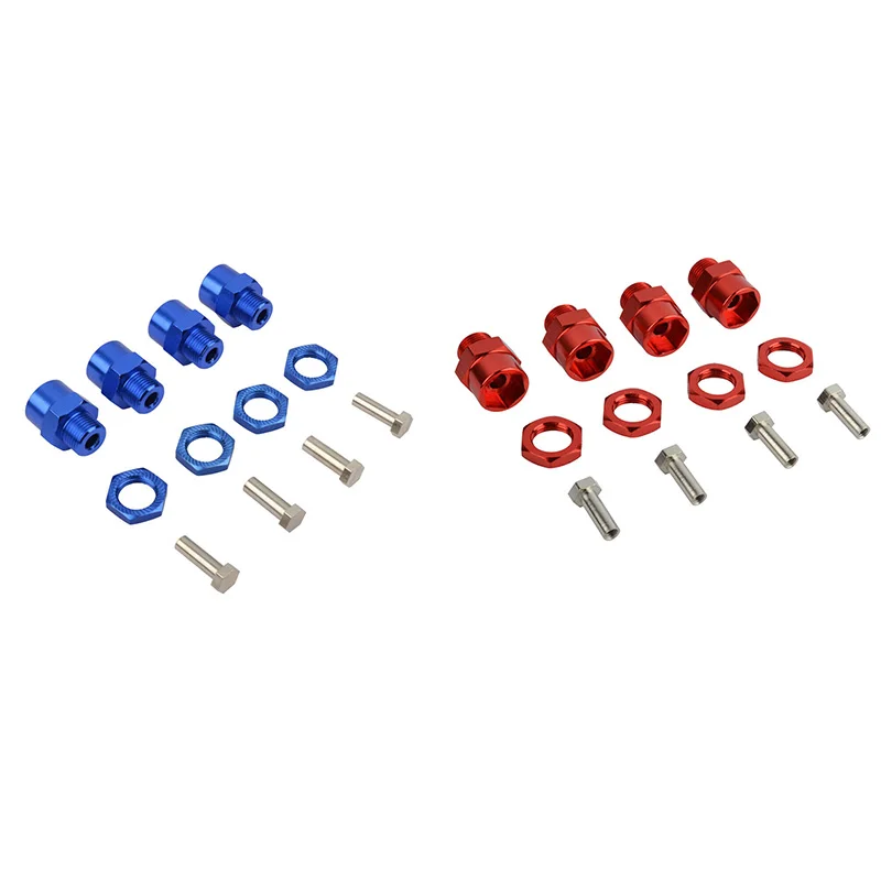 

Адаптер для шестигранной ступицы колеса из алюминиевого сплава от 12 мм до 17 мм, конверсионные прыгающие детали для радиоуправляемого автом...