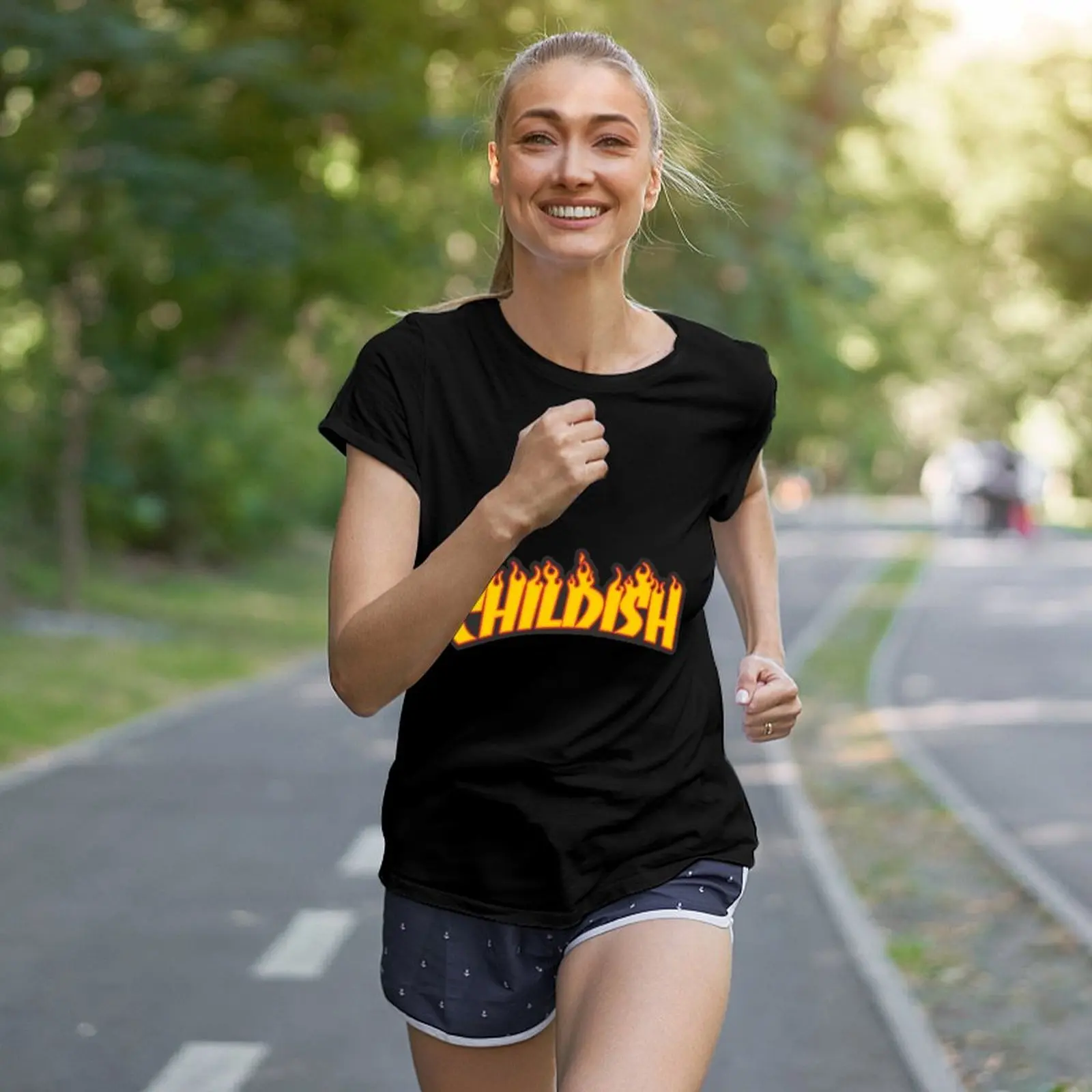 Детская футболка TGF с рисунком огня эстетические рубашки футболки эстетическая