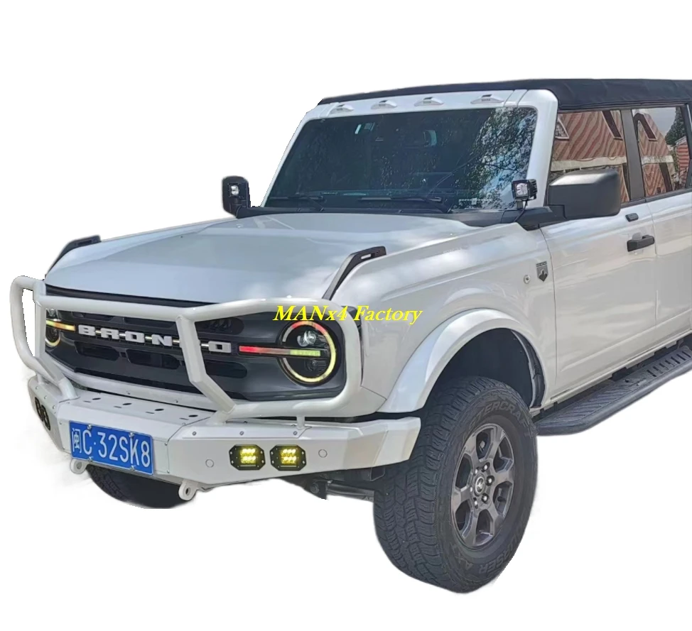 Стальной передний бампер Deluxe 4x4 для Ford Bronco U725 21+