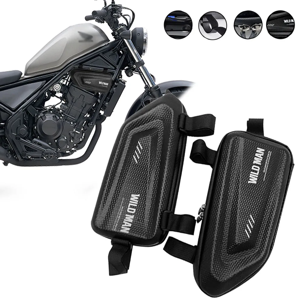 

For Honda CM300 CM 300 cm300 motorcycle modified side bag waterproof triangle side bag hard shell bag