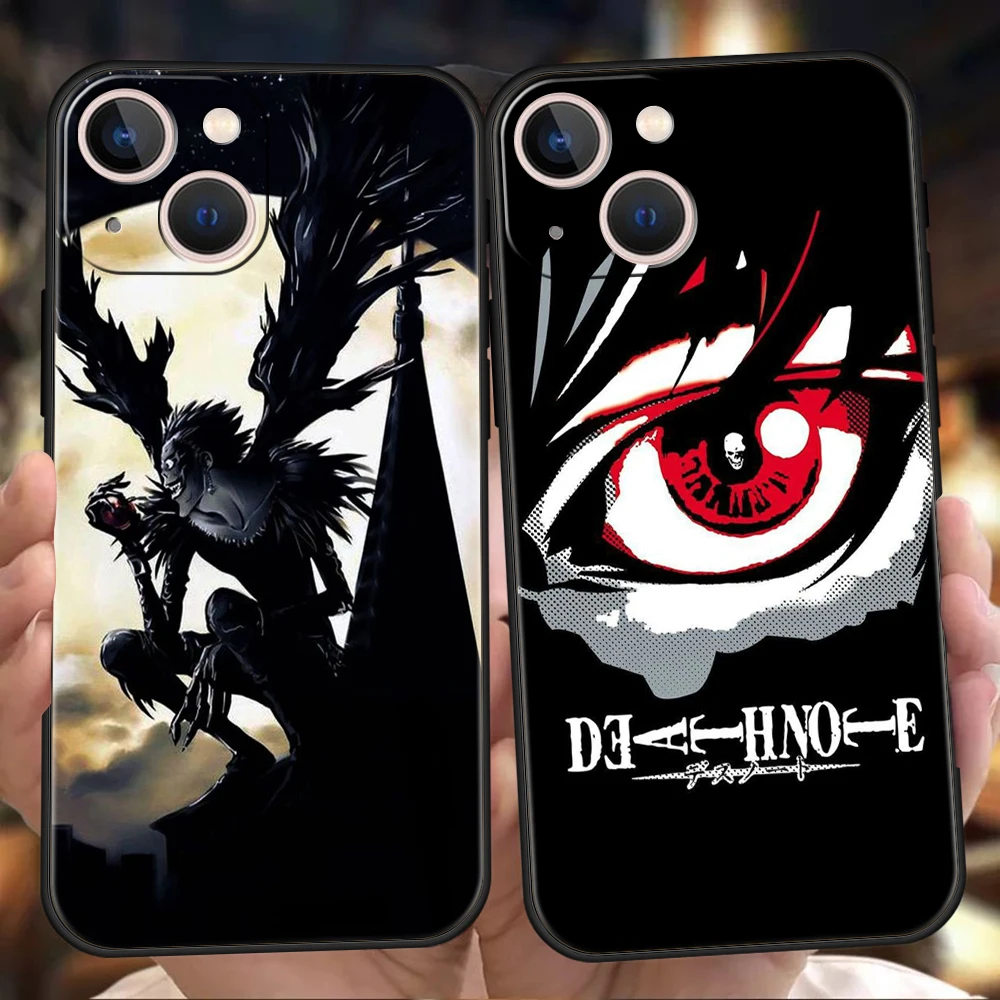 

Manga Death Note Phone Case Cover for iPhone 14 13 12 Pro Max XR XS X 11 7 8 Plus SE 2020 13 Mini Silicone Soft Fundas Shell Bag
