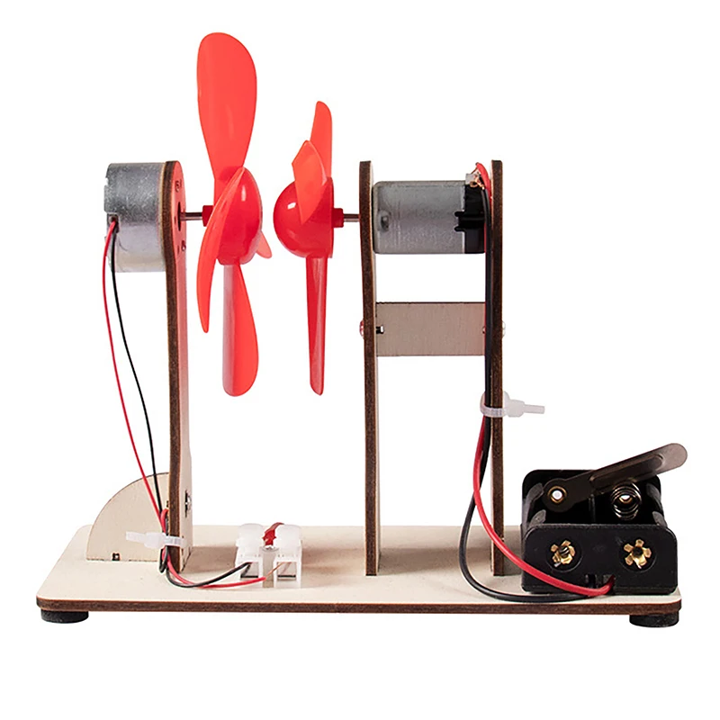 

Детская научная игрушка, Деревянная Модель Ветрогенератора «сделай сам», Забавный набор по технологии физики, обучающие игрушки для детей