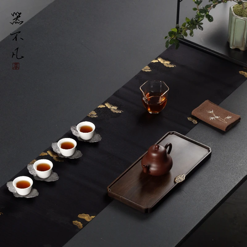 Yunsong парчовый чайный Коврик Новый китайский стиль дзен скатерть