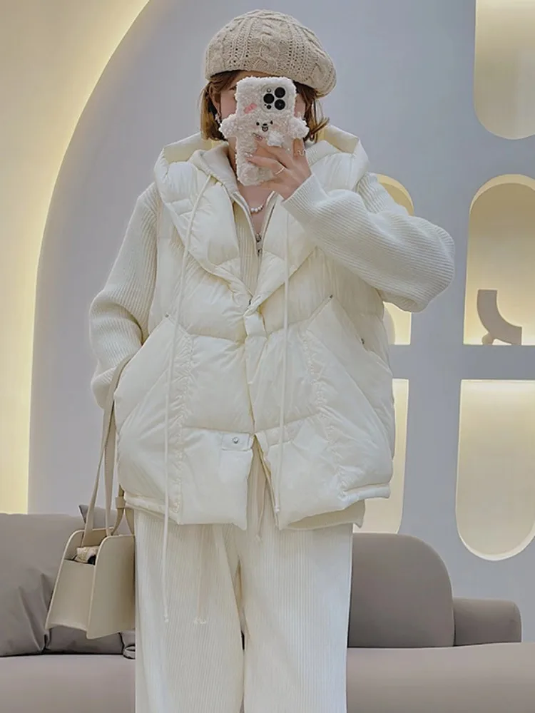 Женская одежда больших размеров осенне-зимний дизайнерский вязаный свитер с