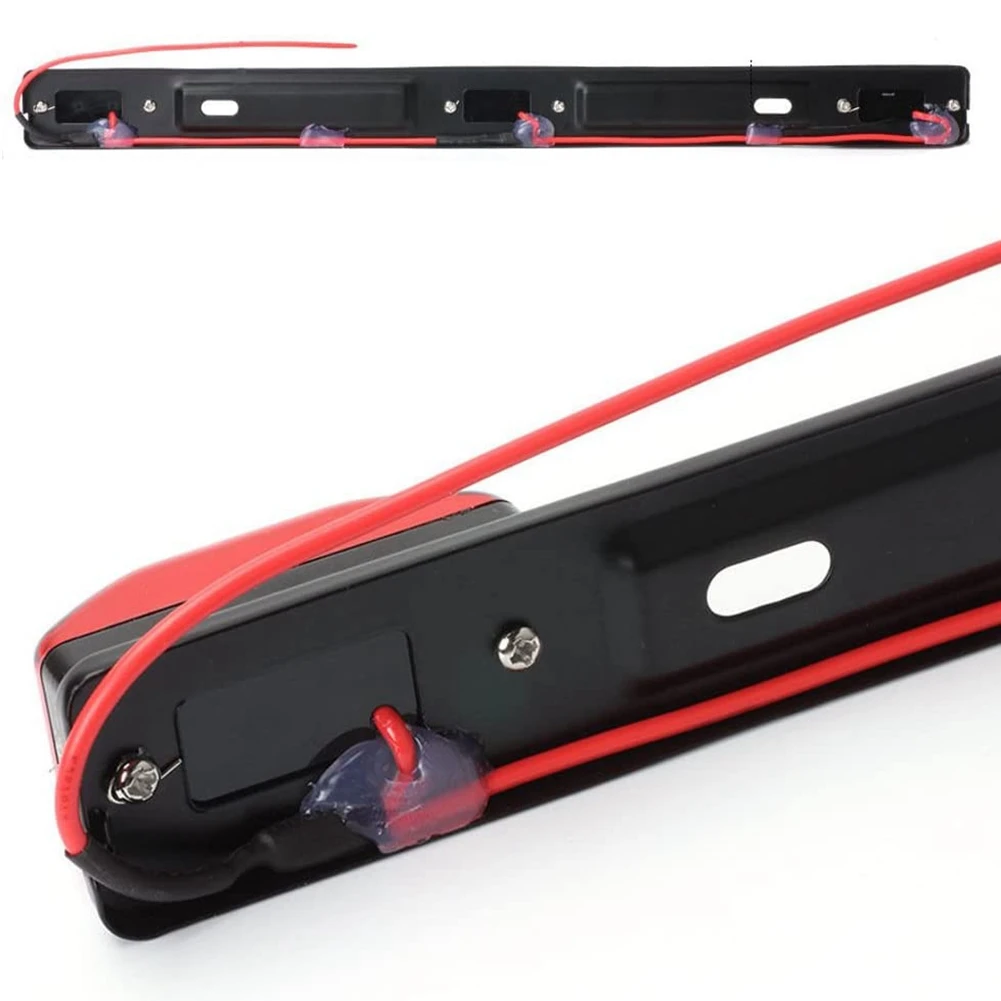 Задний фонарь прицепа 14 2 дюйма красный габаритный с идентификационным знаком