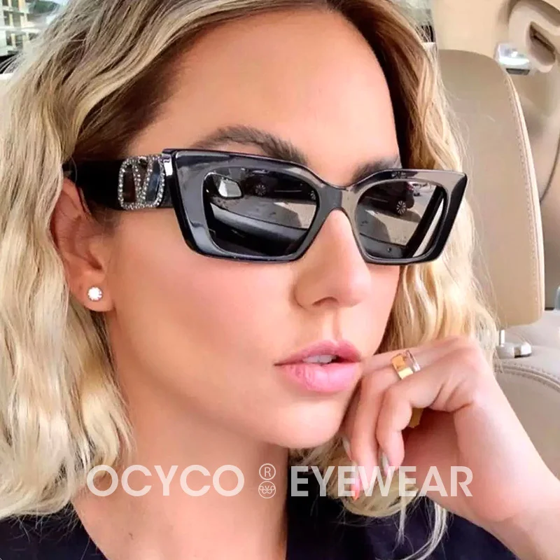 

Luxury Fashion Small Cat Eye Sunglasses Women Punk Sun Glasses Oculos Feminino Lentes De Sol UV400 Eyewear