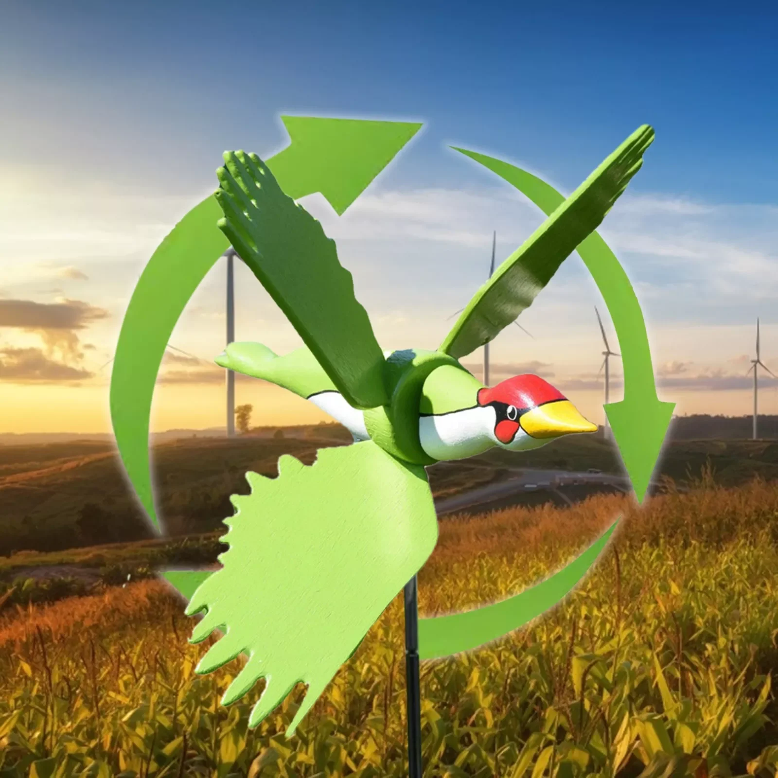 

Flying Bird Windmill Home Decor Garden Decoration Outdoor Stakes Spinning Ground Lawn Wind Spinner tuin decoratie, moulin a vent