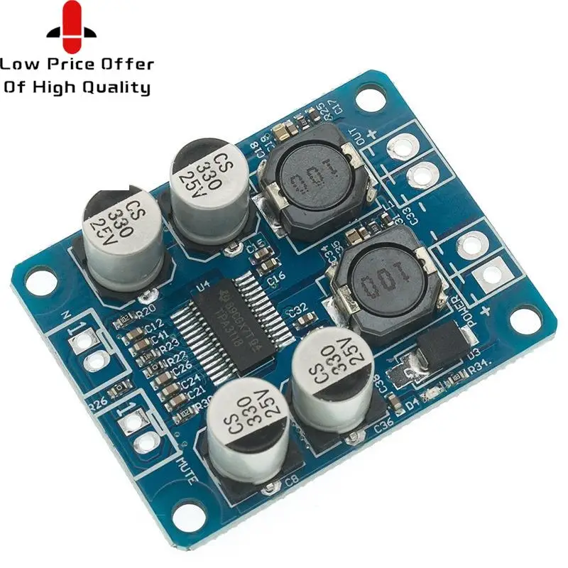 10000 TPA3118 PBTL 60 Вт моно цифровой аудио усилитель платы AMP модуль чипа 1X60W 4-8 Ом