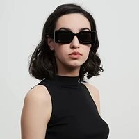 2022 trend vintage rectangle sunglasses women brand designer retro sun glasses female ins popular colorful square eyewear gafas