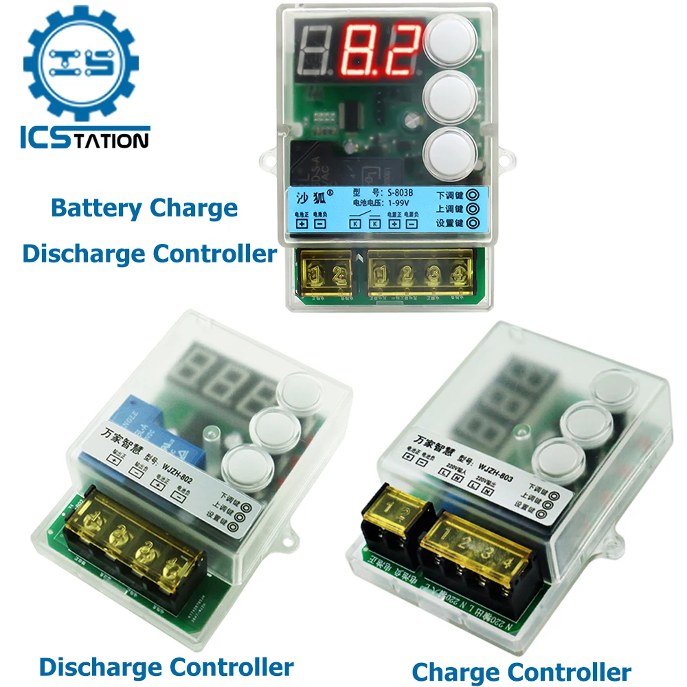 

Battery Charge/Discharge Controller Voltage Monitor Battery Overvoltage Low Voltage Protection Lithium/Lead-Acid Battery Tester