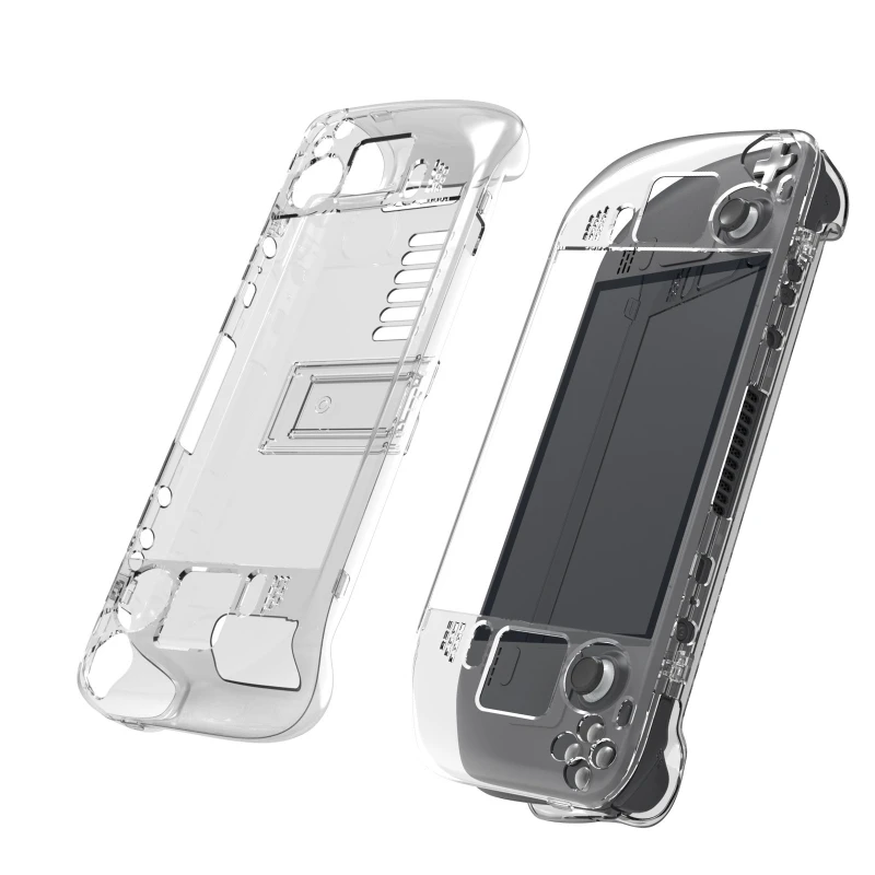 

Clear Crystal Body Protector Skin Cover for CASE for Steam Deck Console with Bra