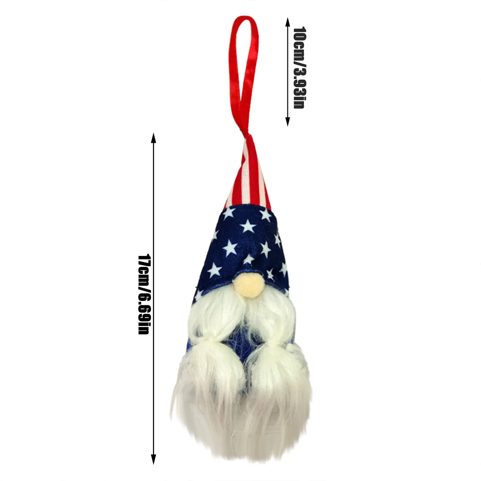 Патриотический гном по случаю Дня независимости карликовый Рождественский