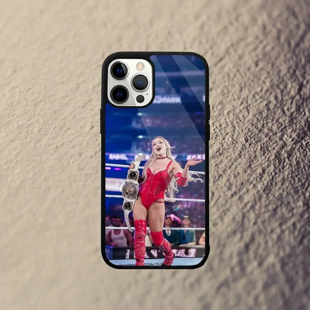 Фото Чехол для телефона W-WWE L-Liv Morgan для iPhone 17,16,15,14,13,12,11, Pro, Max, Plus, Mini,SE4,E с магнитной беспроводной зарядкой Magsafe №5