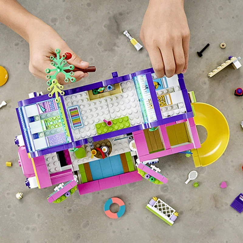 Детский конструктор автобус дружбы серии Good friend 41395