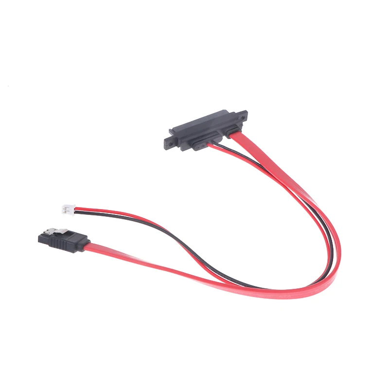 Фото 2 в 1 7-контактный разъем SATA DATA + 2-контактный разъем FDD для подачи питания Combo 7 + 15 контактов 22P SATA сдвоенный кабель CD/DVD HD 1 шт. №3