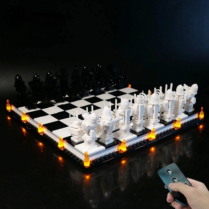 

Семейный набор для шахматных изделий 76392 ", набор игрушек «сделай сам» (не входят в комплект строительных блоков)