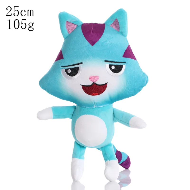 plush toy 25cm kawaii gaby dollhouse mermaid cat fairy cat doll house cute anime gift gabbys dollhouse toys for children gifts free global shipping