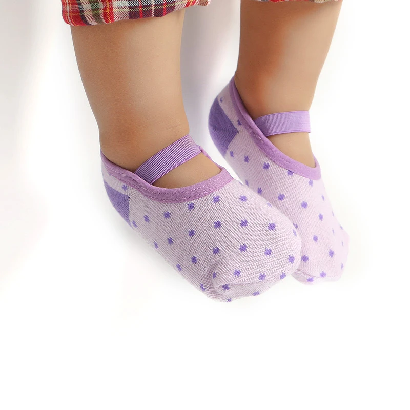 

1 Pair New Non-slip Kid Socks Shoes Boys Baby Girls Socks First Walkers Newborn Toddlers Foot Sock Accessories Grip Floor Socks