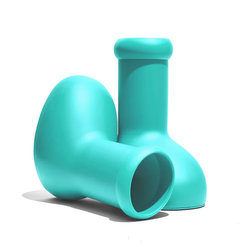 New Adult Kids EVA Rain Boots Blue Red Black Waterproof Boots Niche Design EVA Non-slip High Boots Large Size Casual Shoes 25-48