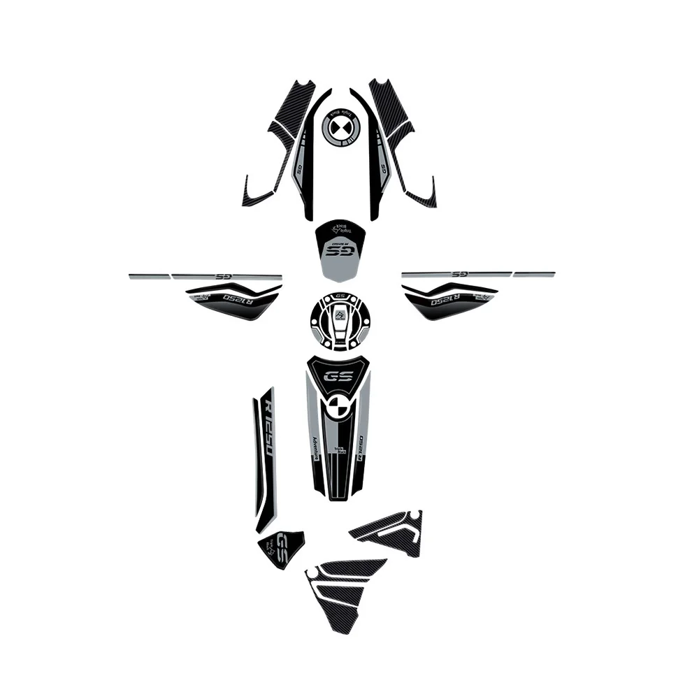 

Для BMW R 1250 GS Adventure Triple Black 2023 R1250 GS r1250gs Adventure 2023 Аксессуары для мотоциклов 3D комплект наклеек из эпоксидной смолы
