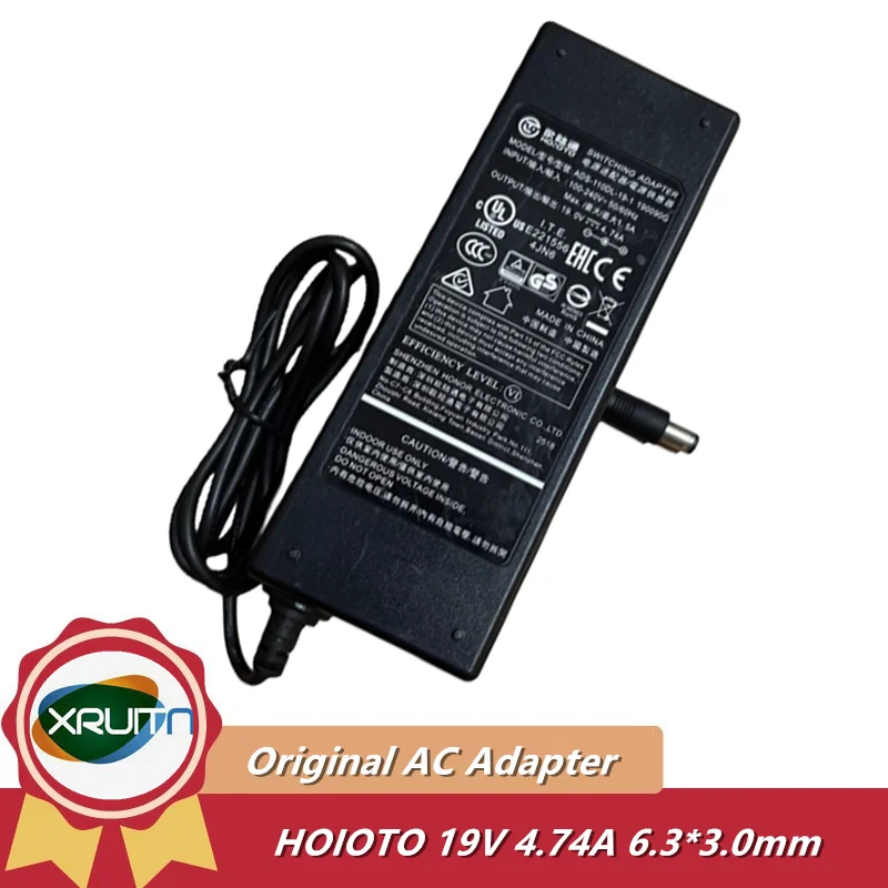 

Оригинальное зарядное устройство HOIOTO для ноутбука, 19 в, 6,3 А, 3,0 * мм, 90 Вт, адаптер переменного тока для Centerm V660