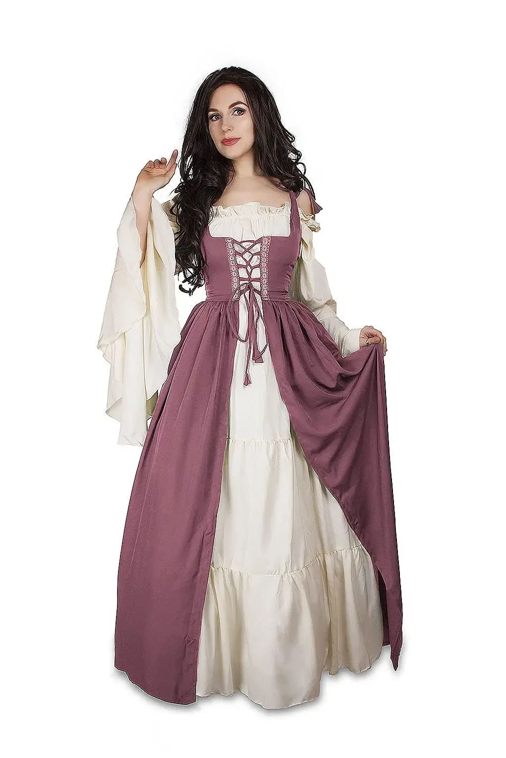 S-3XL Médiéval Punk Robe Cosplay Halloween Costumes Femmes Palais Carnaval ixDéguisement Princesse Femelle Victorienne