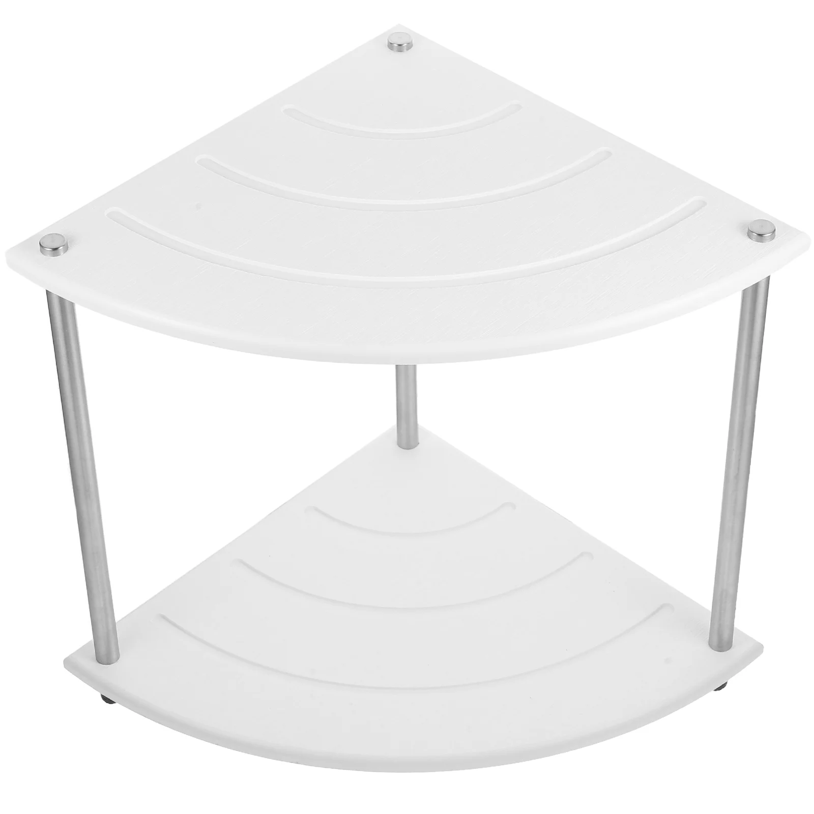 

Corner Cabinet Decor 2 Layer Storage Shelf Bathroom Sink Organizer Countertop Quick Dry Tier Small