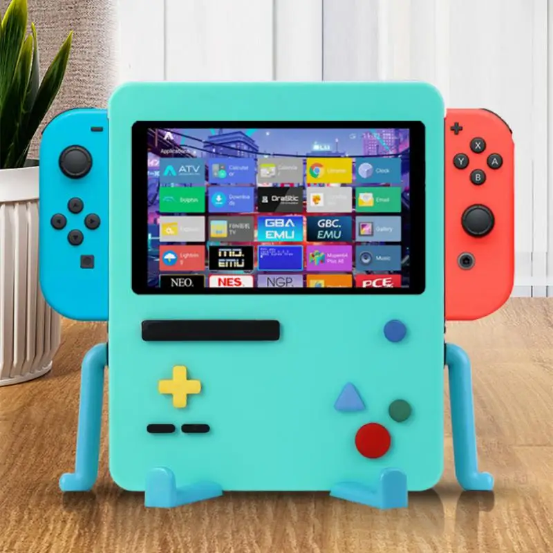 

Консоль игровая для Nintendo Switch, милая мультяшная силиконовая ручная консоль с держателем для экрана
