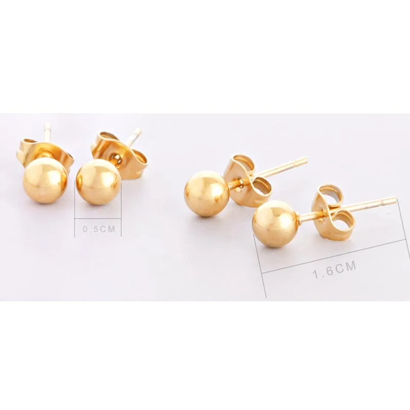 Женские изысканные ювелирные изделия из 14-каратного золота титановые стальные