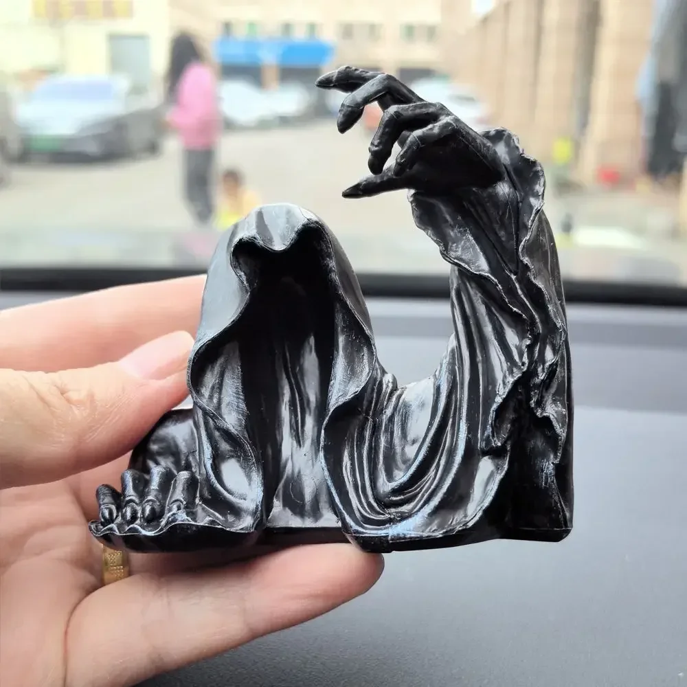 

Фигурка мрачного Жнеца, Дементор из ПВХ, аниме-украшение дьявола, таинственный человек в черном цвете, фигурка приборной панели, настольные украшения