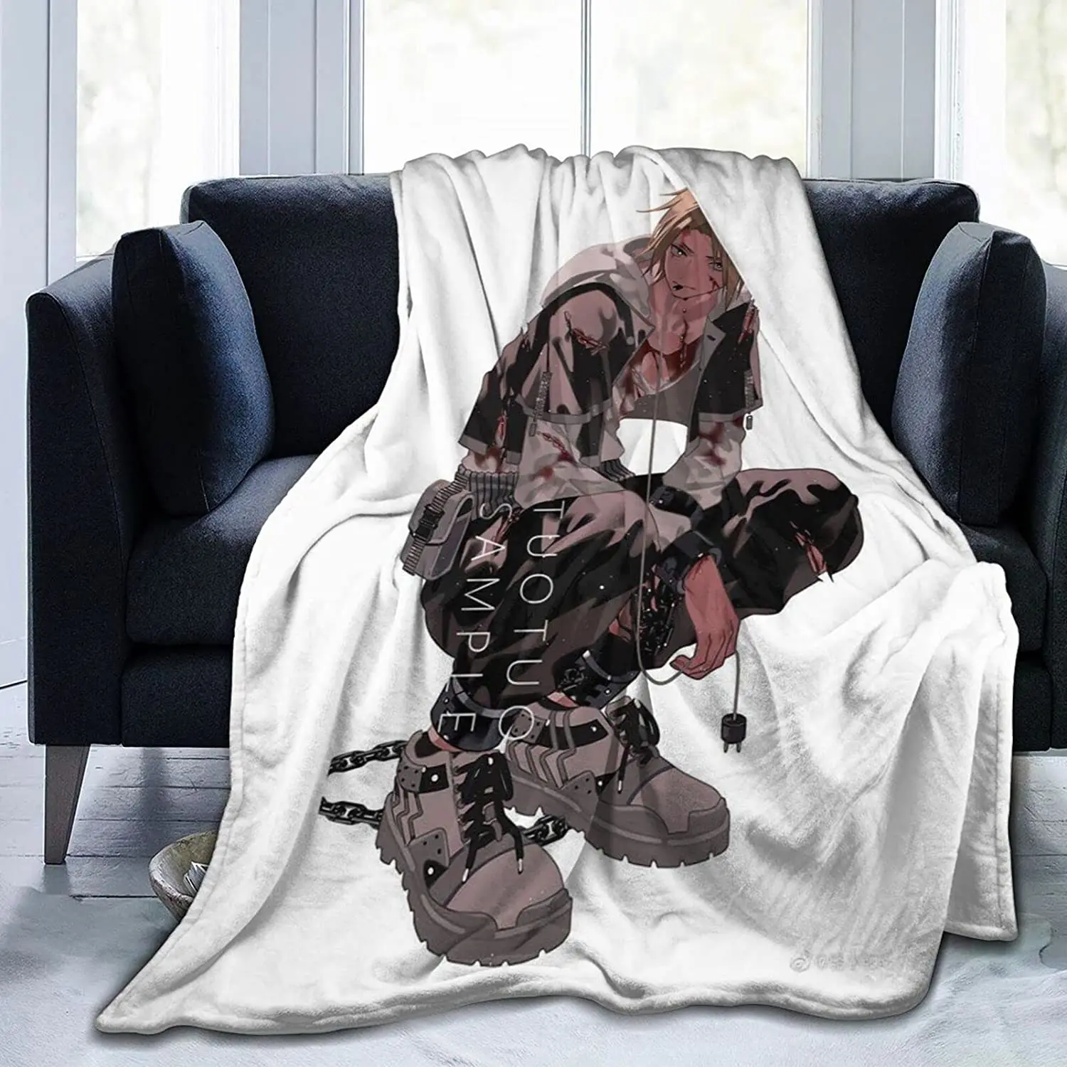 

Rotten Tomatoes Soft Flannel Blanket Lightweight Fleece Blanket Air Conditioner is Suitable for Bedroom Living Room Sofa