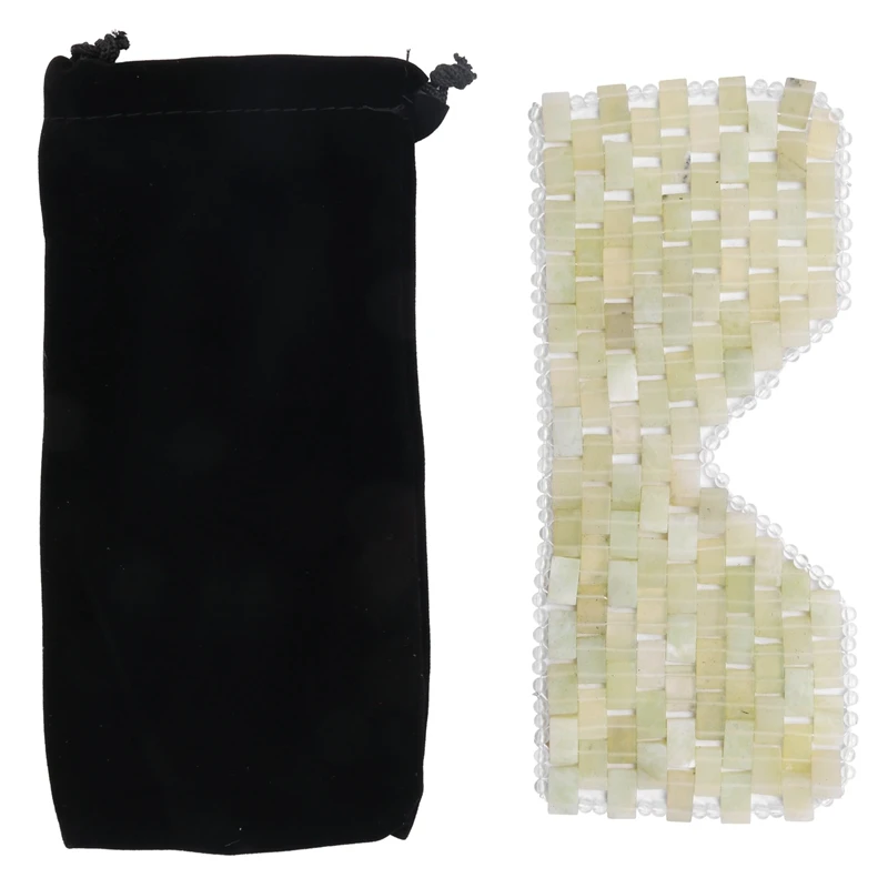 

Jade Eye Mask-Made Of Natural Jade-Cooling Eye Mask Is Best For Cold Treatment-Help Reduce Eye Puffiness, Sinus, Headache, Migra