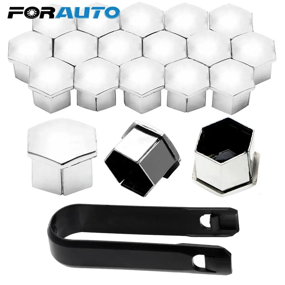 

Car Wheel Nut Caps Car Cap Decor Auto Hub Screw Cover for Citroen C4l C5 C2 15Pieces for Peugeot 207 301 307 308 408 508 3008