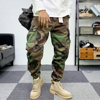 mens camouflage casual pants special forces tactics tide brand retro multi pocket overalls plus size loose fitting trousers men
