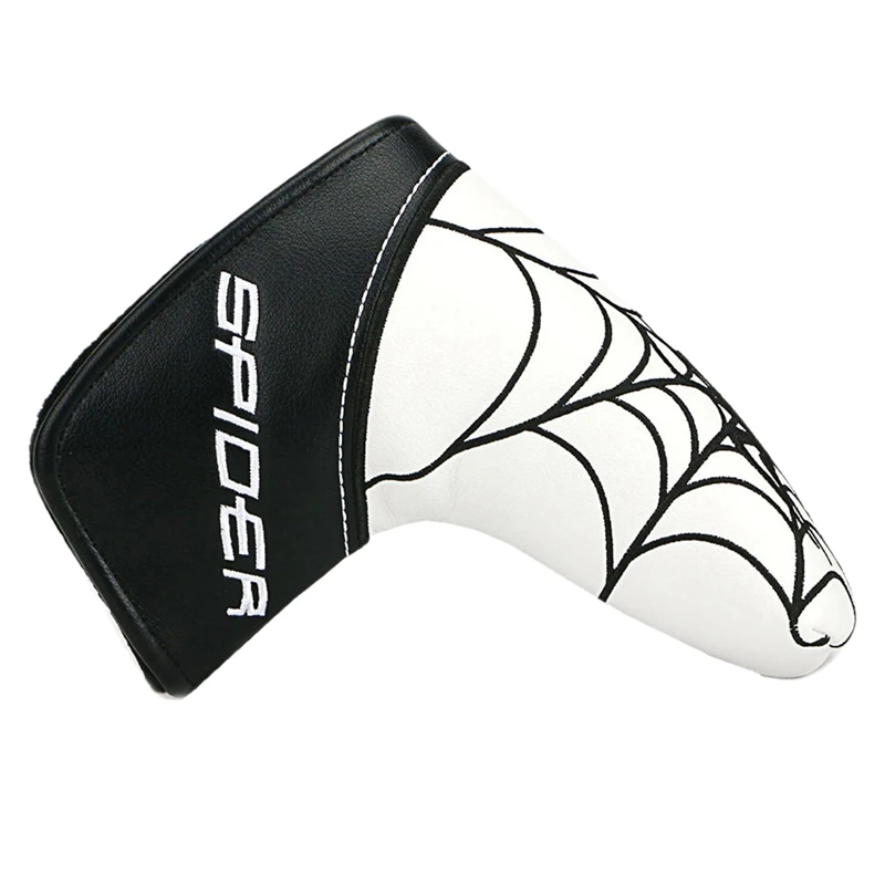 

Обложка для головки клюшки с лезвием для гольфа Craftsman, черная, оранжевая/синяя сетка для Скотти, пин, мозолей, Одиссея и т. д.