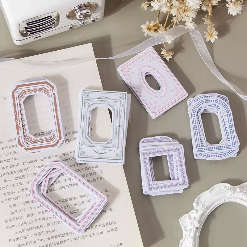 

Frame Series Hand Account Deco Stickers Scrapbooking Collage Junk Journal Accessories Aesthetic Stickers Material Stickers
