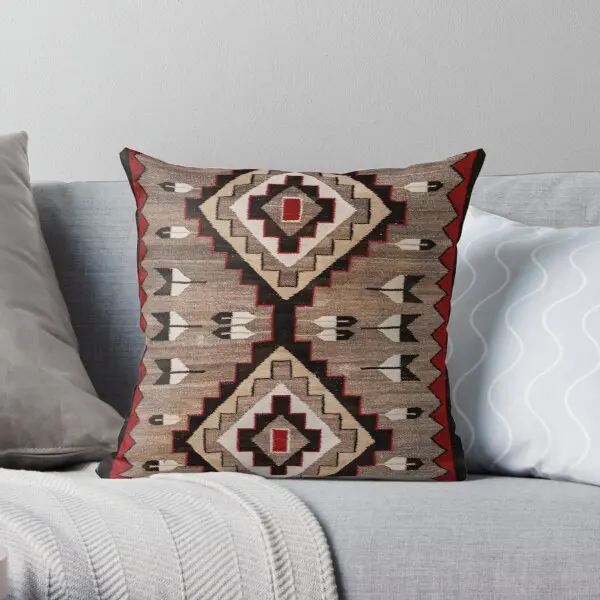 1940 Navajo Woven Tapestry With Arrows  Printing Throw Pillow Cover Decor Decorative Wedding Waist Cushion Pillows not include