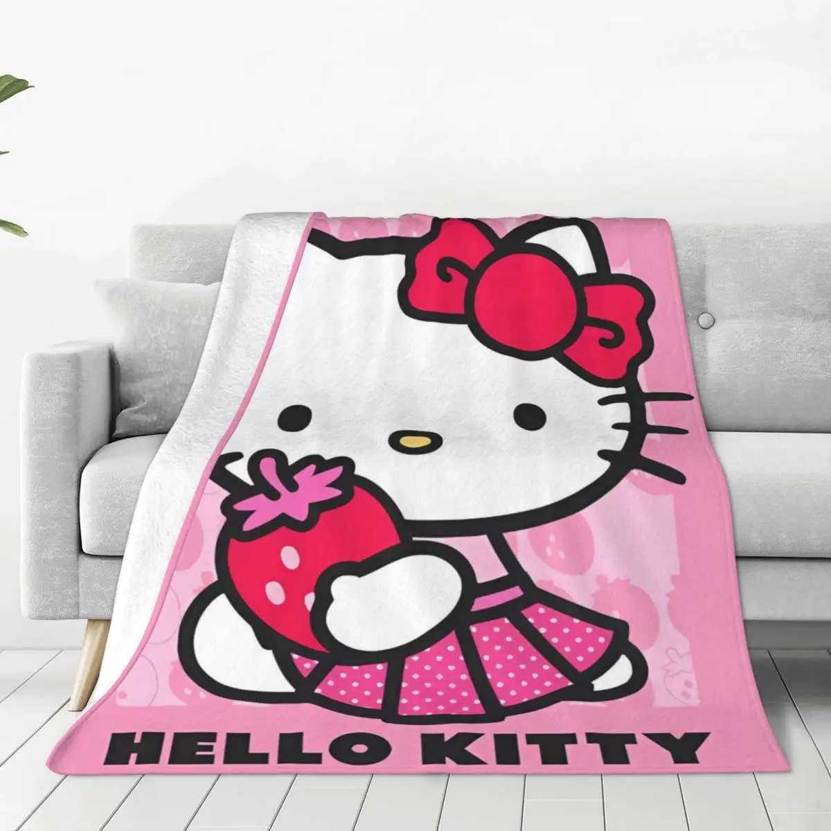 

Пушистое одеяло MINISO Hello Kitty