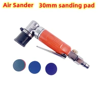 mini detail sander air polisher with 3 30mm psa pads in different colorsnon vacuum grinder car polishing machine pneumatic tool