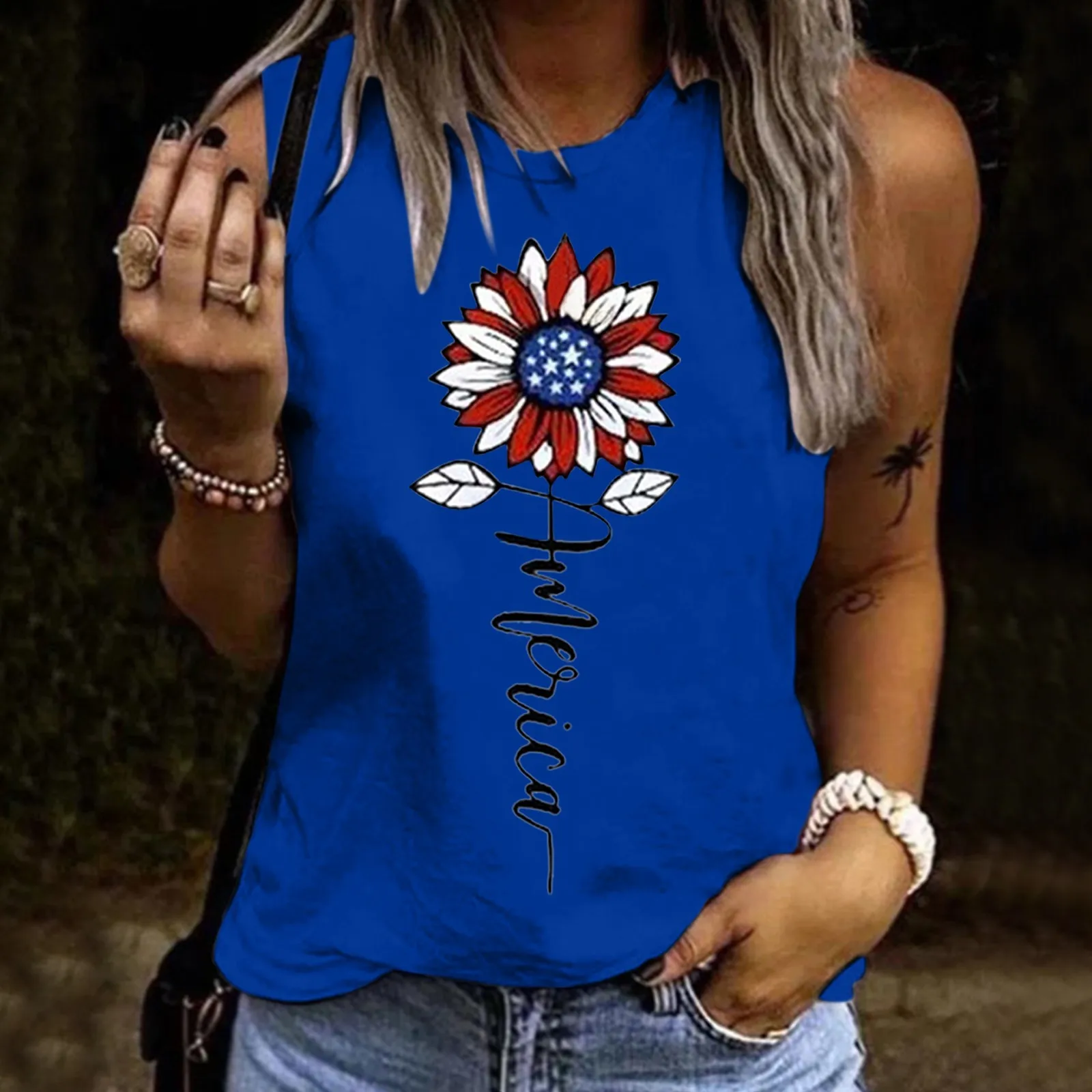 

Женский топ без рукавов с круглым вырезом, футболка с принтом, обычная модная футболка, топ, фиолетовая рубашка с длинным рукавом