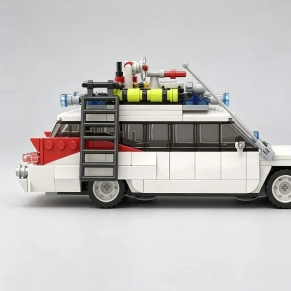 Фото Конструктор MOC «Скорая помощь: Сверхъестественная машина реагирования» (412 деталей), архитектурная модель, развивающая игрушка для сборки, коллекционный подарок №2