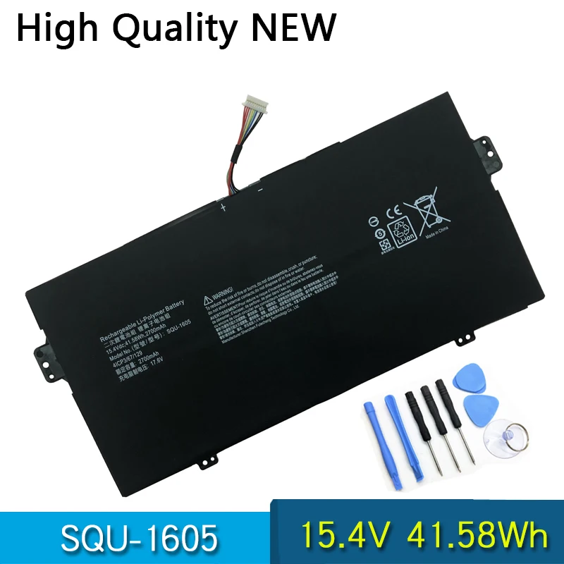 Новый аккумулятор для ноутбука SQU-1605 Acer Swift 7 S7-371 SF713-51 SF713 Spin SP714-51 15 4 В 41 58 Втч