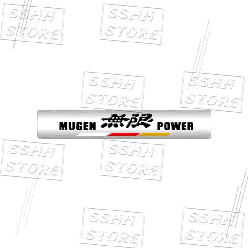 

3D Алюминиевый автомобильный Стайлинг Mugen Power эмблема Автомобильный багажник Наклейка для Honda Civic Accord HRV CRV Fit Аксессуары