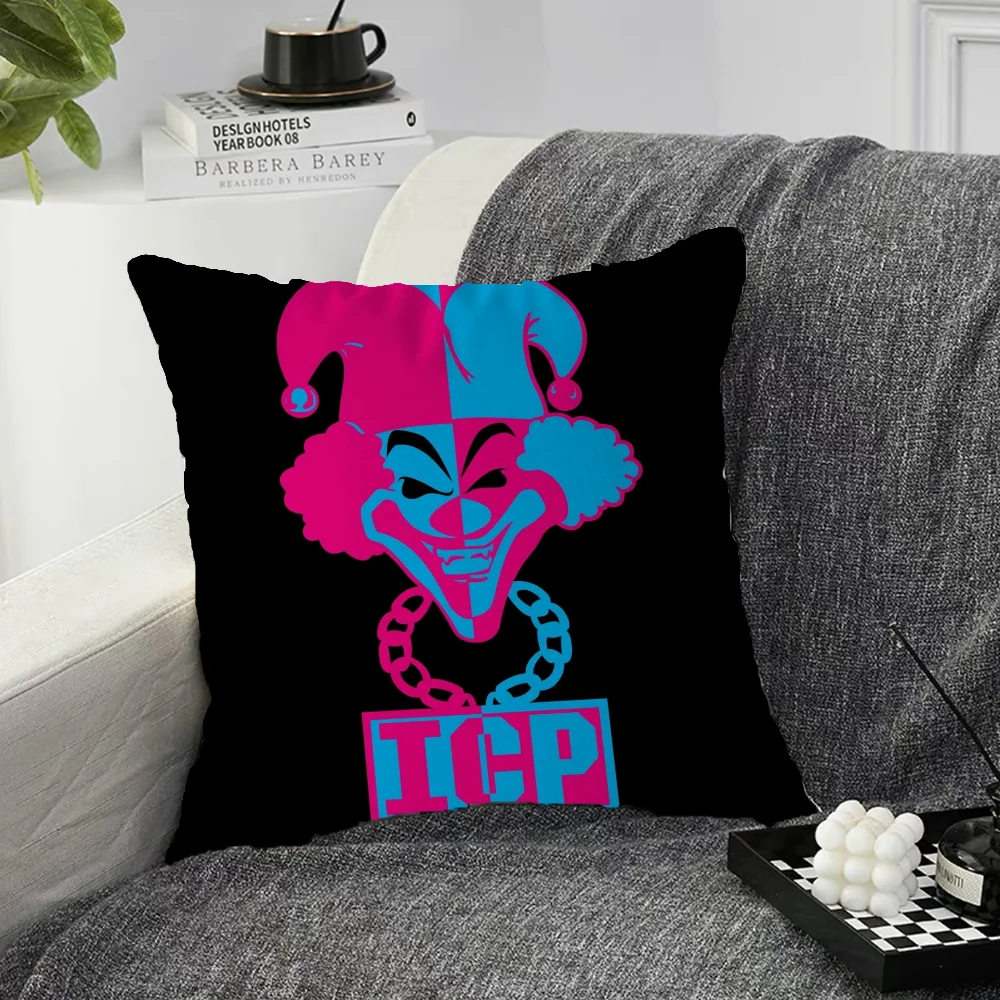Insane Clown Posse Band ICP Juggalo Faygo Квадратный чехол для подушки из полиэстера и хлопка с