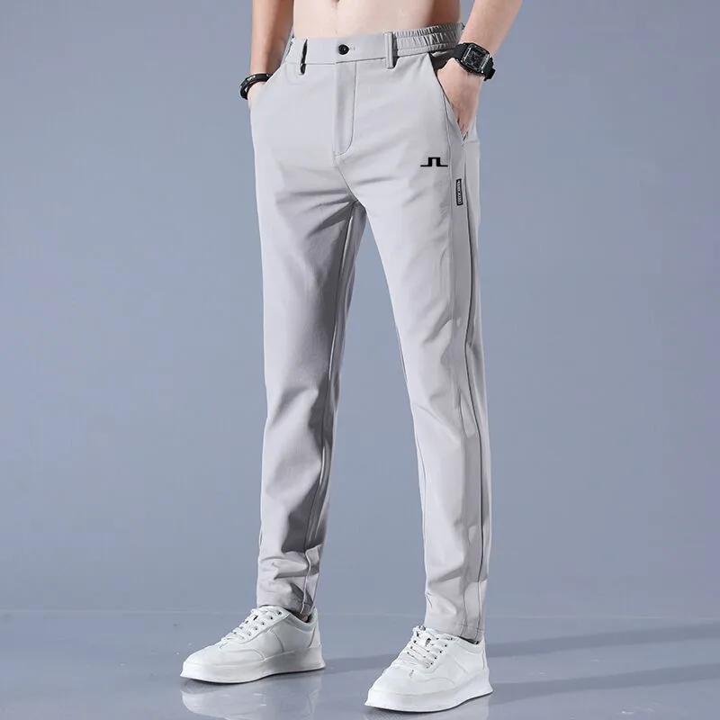 

2023 Summer Men Golf Pants High Quality Elasticity Fashion Casual Trousers Men's Breathable J Lindeberg Golf Wear Men clothing