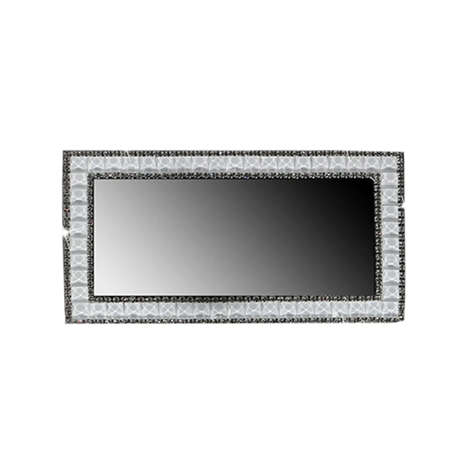 

Car Cosmetic Mirror Auto Interior Makeup Mirror Seatback Cosmetic Mirror Portable Auto Makeup Mirror 15x8cm/5.91x3.15in Vehicle