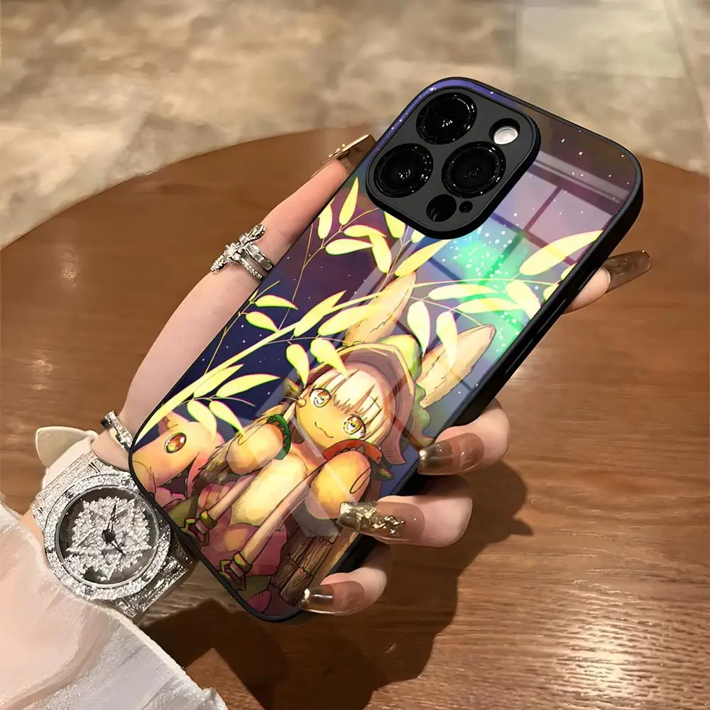 Чехол для телефона Made In Abyss с аниме iPhone 15 Pro Max 14 12 16 11 13 Mini X XR XS 8 7 Plus SE Задняя крышка
