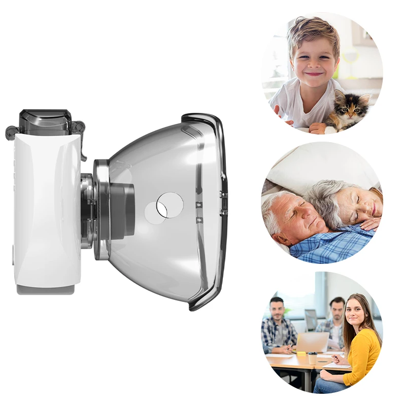 

New Ultrasonic Mesh Nebulizer Handheld Portable Inhale Automizer Silent Inalador Nebulizador Children Adult Asthma Humidifier