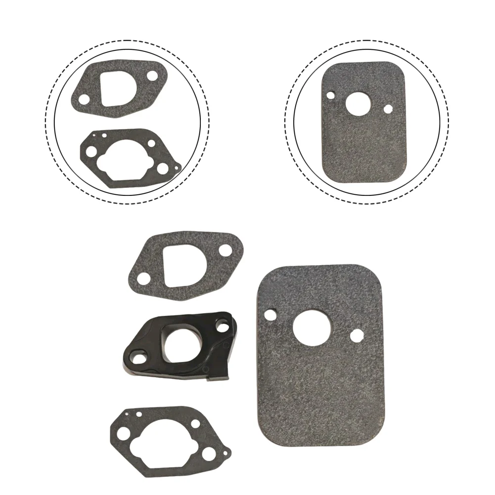 Фото Комплект прокладок карбюратора для двигателя Mountfield HP185 ST120 118552714/0, ремонтный комплект для газонокосилки 2019-2026, серый, 4 шт. №4