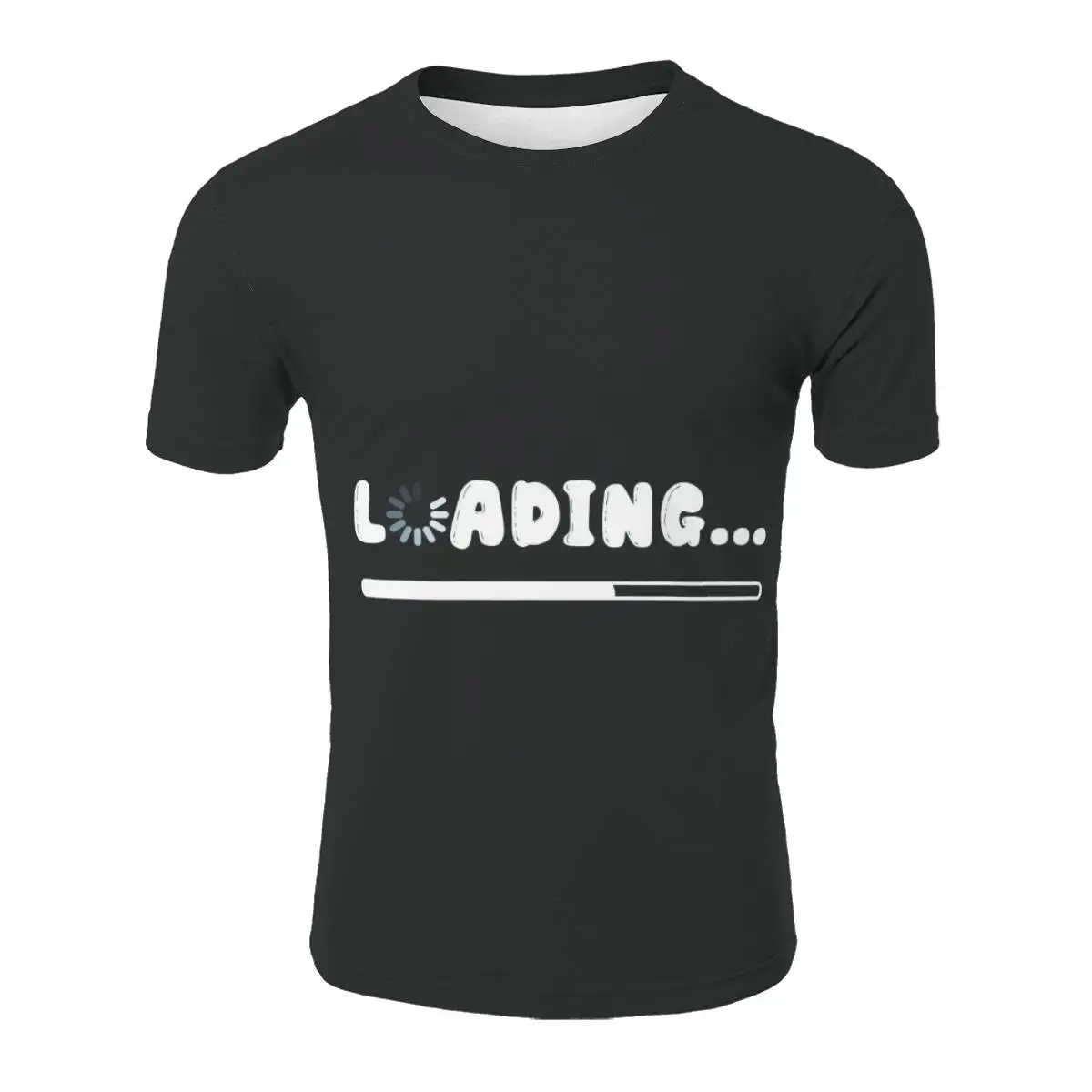 

2021 Four Seasons New Hot Selling Creative 3D Printing Top Short Sleeve Hot Graphics Simple And Generic Funny And Novel T-Shirt